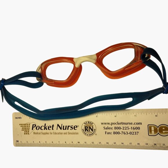 U S Divers Adjustable Swim Goggles Orange Blue - Picture 7 of 7